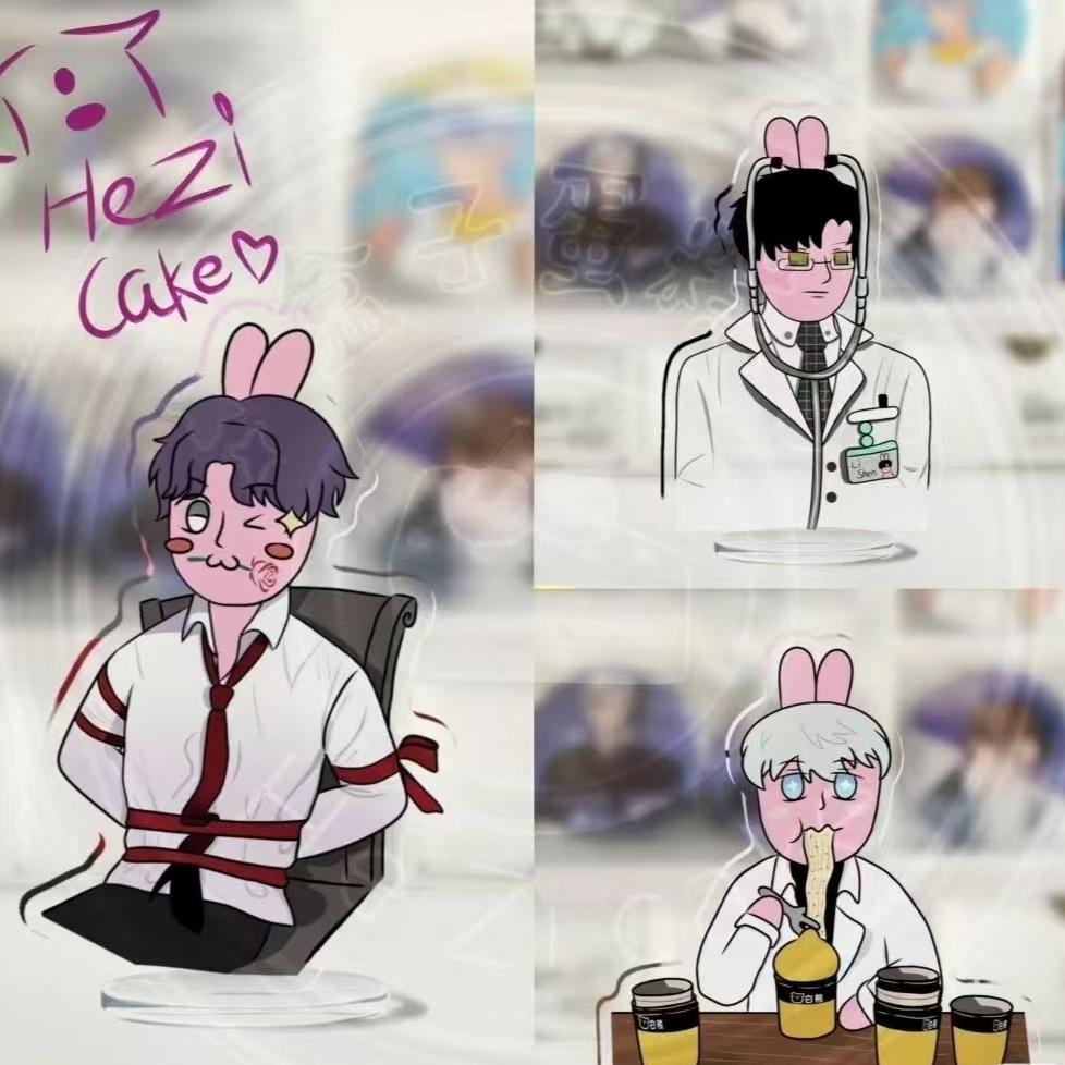 Love and deepspace x Dudi Pink Rabbit fanmake Acrylic stand