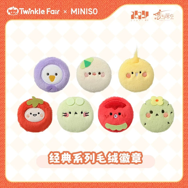 【Official】Twinkle Fair x MINISO Plush Badge