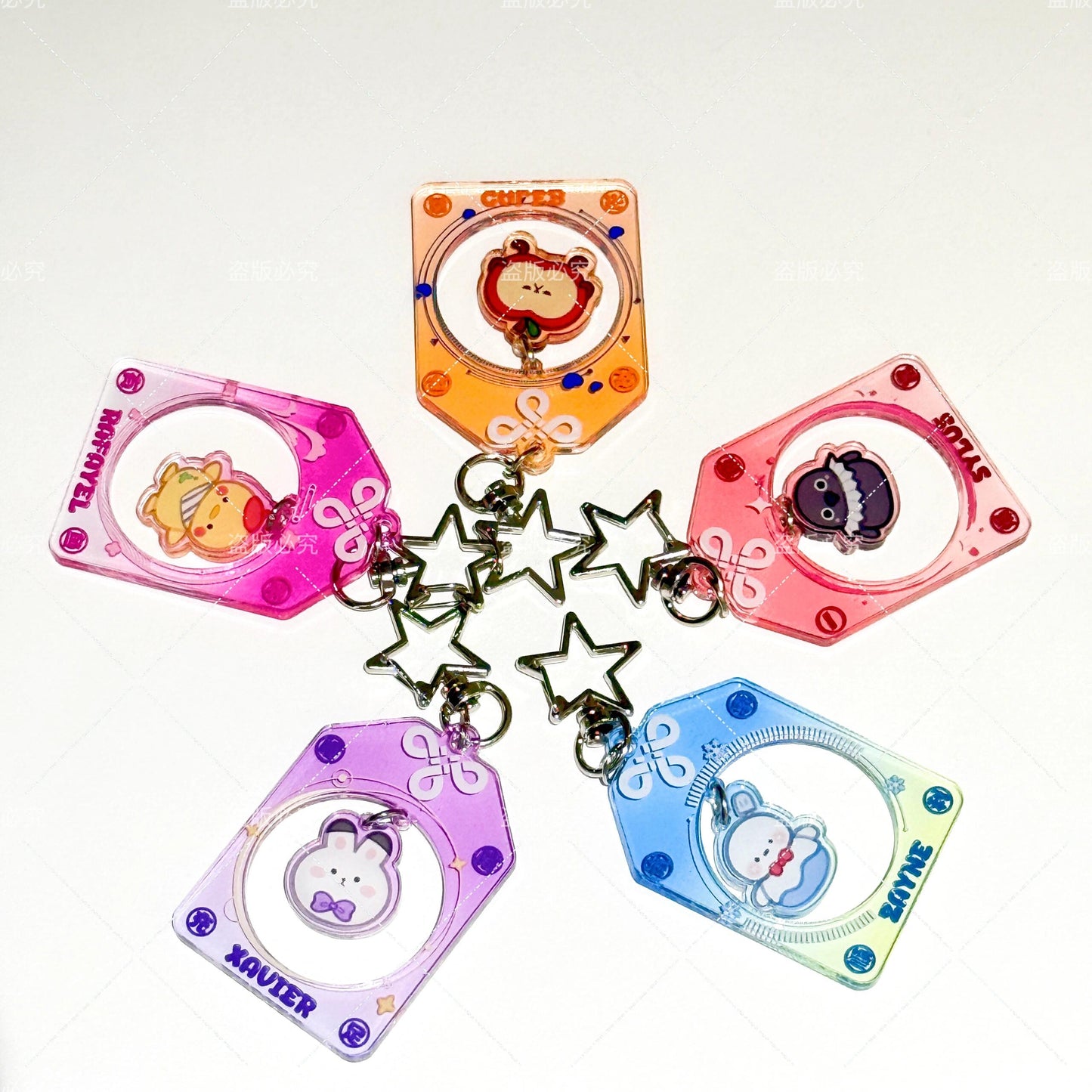 Love and deepspace Fortune Charm Keychain