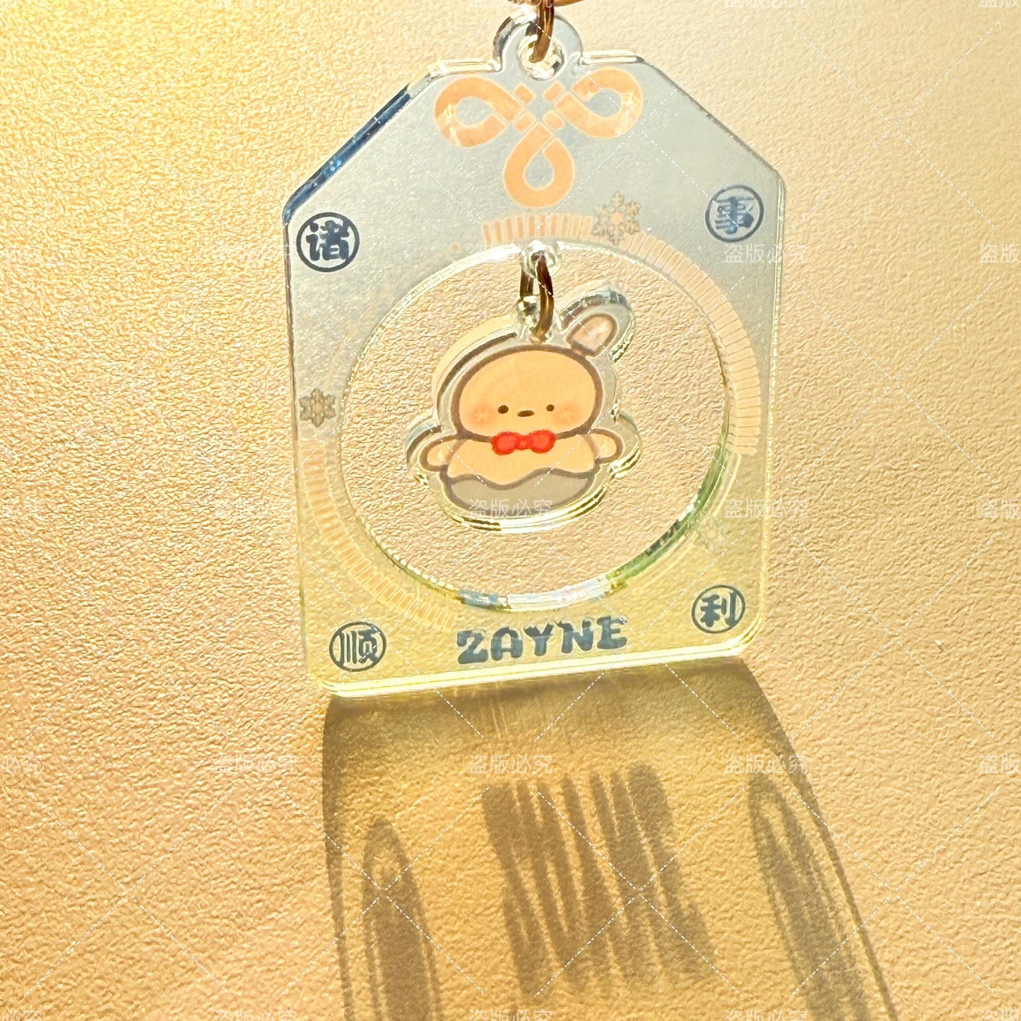 Love and deepspace Fortune Charm Keychain