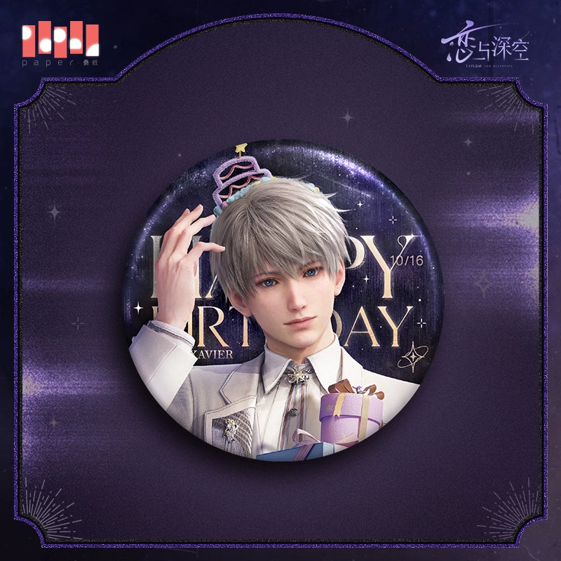 【Official】Xavier 2024 Birthday Badge 75mm