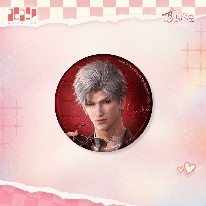 【Offocial】Heart-to-Heart Whispering Series Badge 65mm