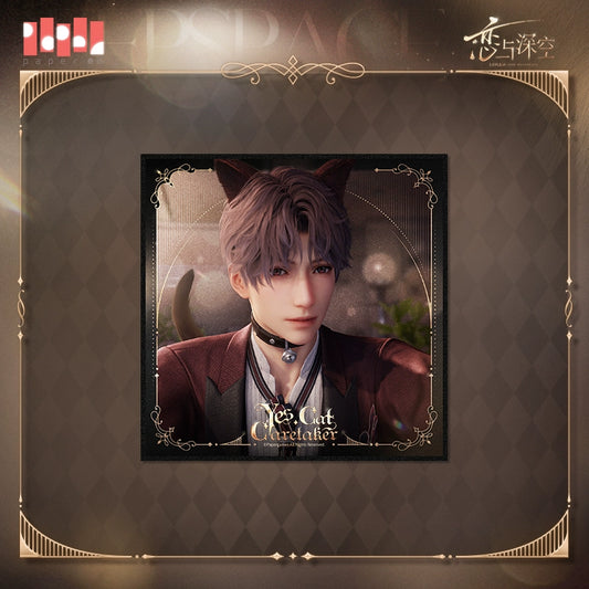 【Offocial Pre-sale】Cat Butler Series Badge Flash Color Shikishi