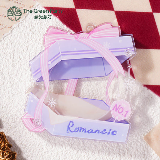 Snow gift box series Badge holder Decorative ornament