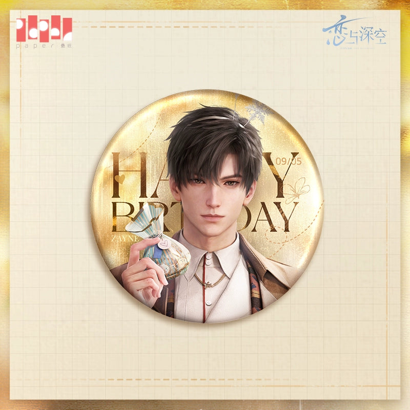 【Official】Zayne 2024 Birthday Badge 75mm
