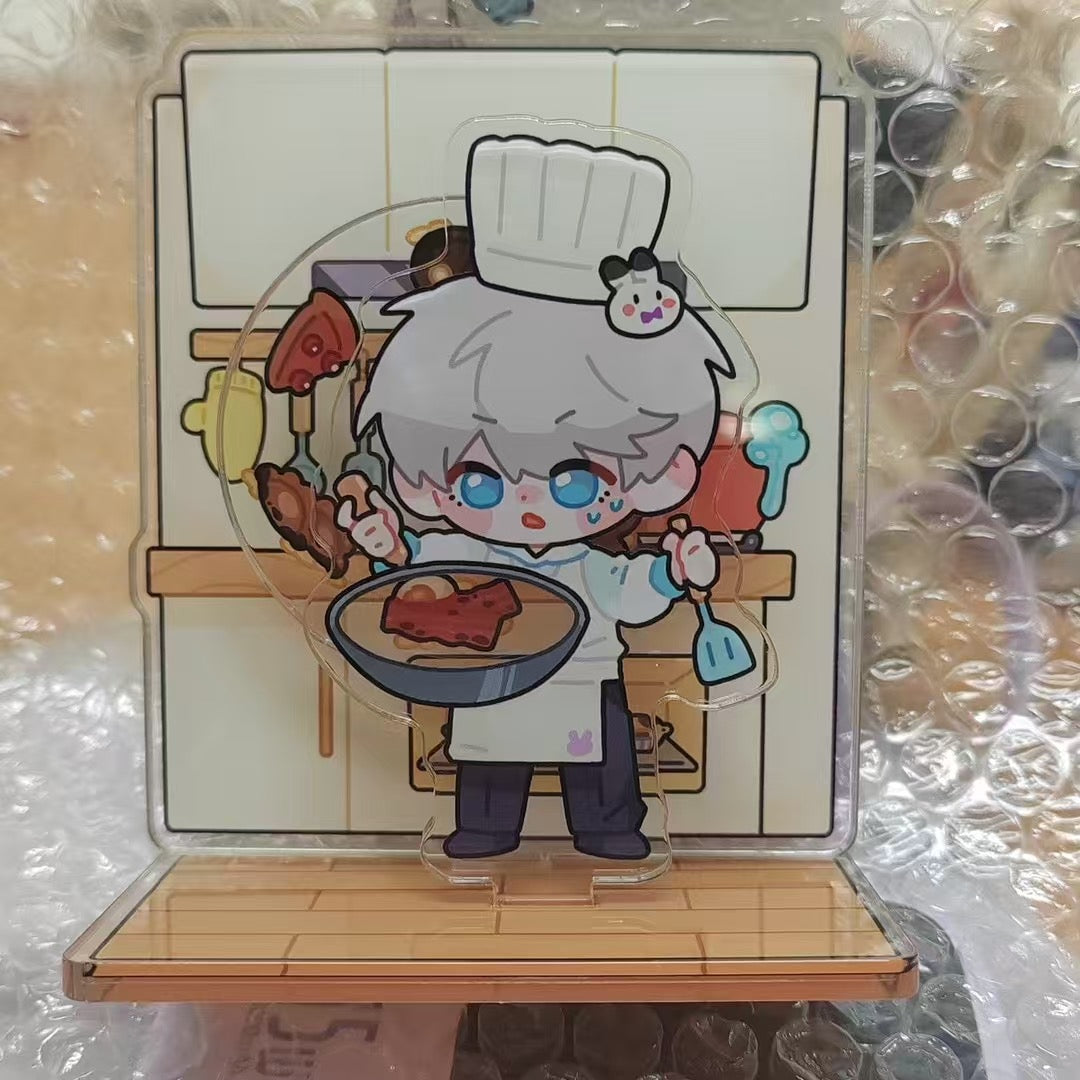 Xavier Cooking Acylic Stand (Double layer rotatable)