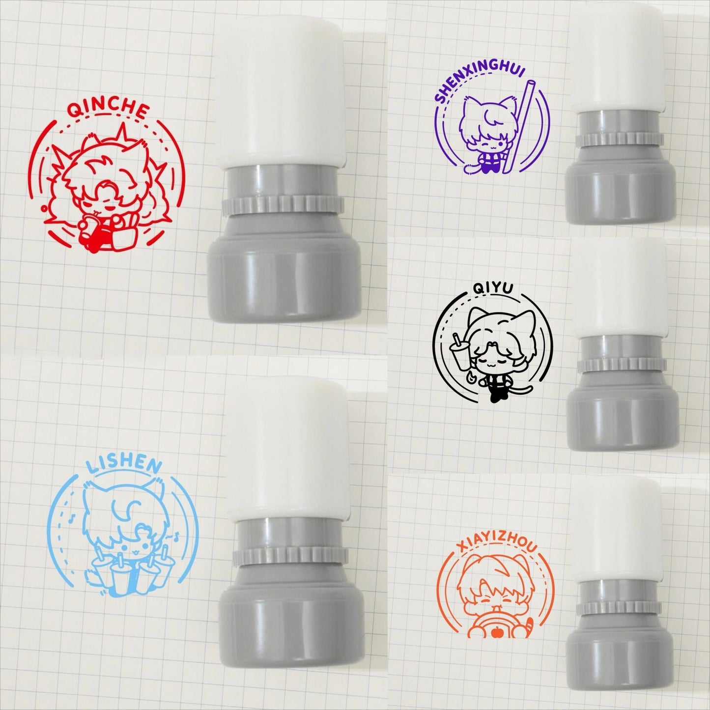 【Fan-made】Molly Tea co-branded Pattern Stamp