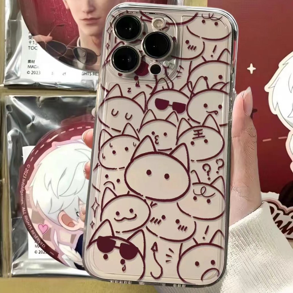 Sylus small cat phonecase snow card merch