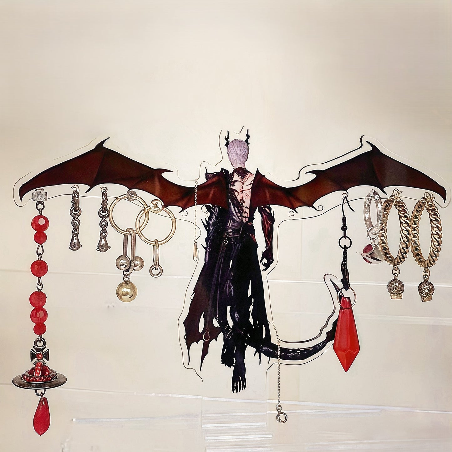 Sylus Myth Dragon Spreads Wings Acylic stand fanmade（can hang earrings ）