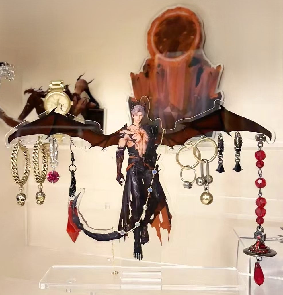 Sylus Myth Dragon Spreads Wings Acylic stand fanmade（can hang earrings ）