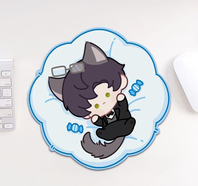 Love and deepspace cute kitty mouse pad