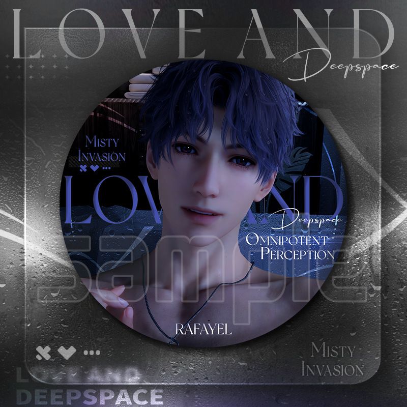 Love and deepspace Bath Series Badge 75mm