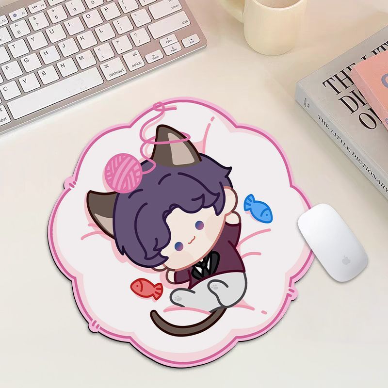 Love and deepspace cute kitty mouse pad