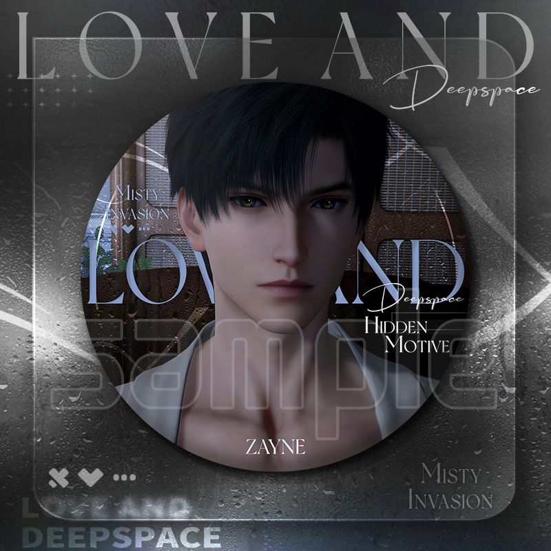 Love and deepspace Bath Series Badge 75mm