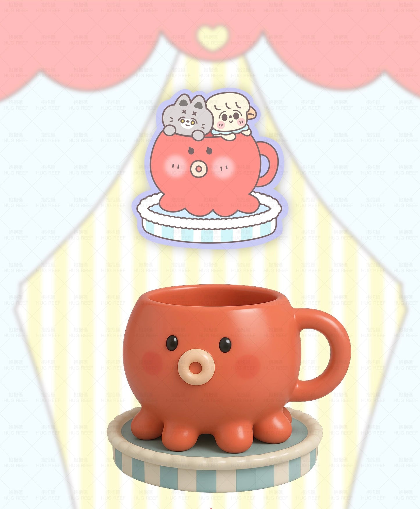 Octopus Cup Gift Box