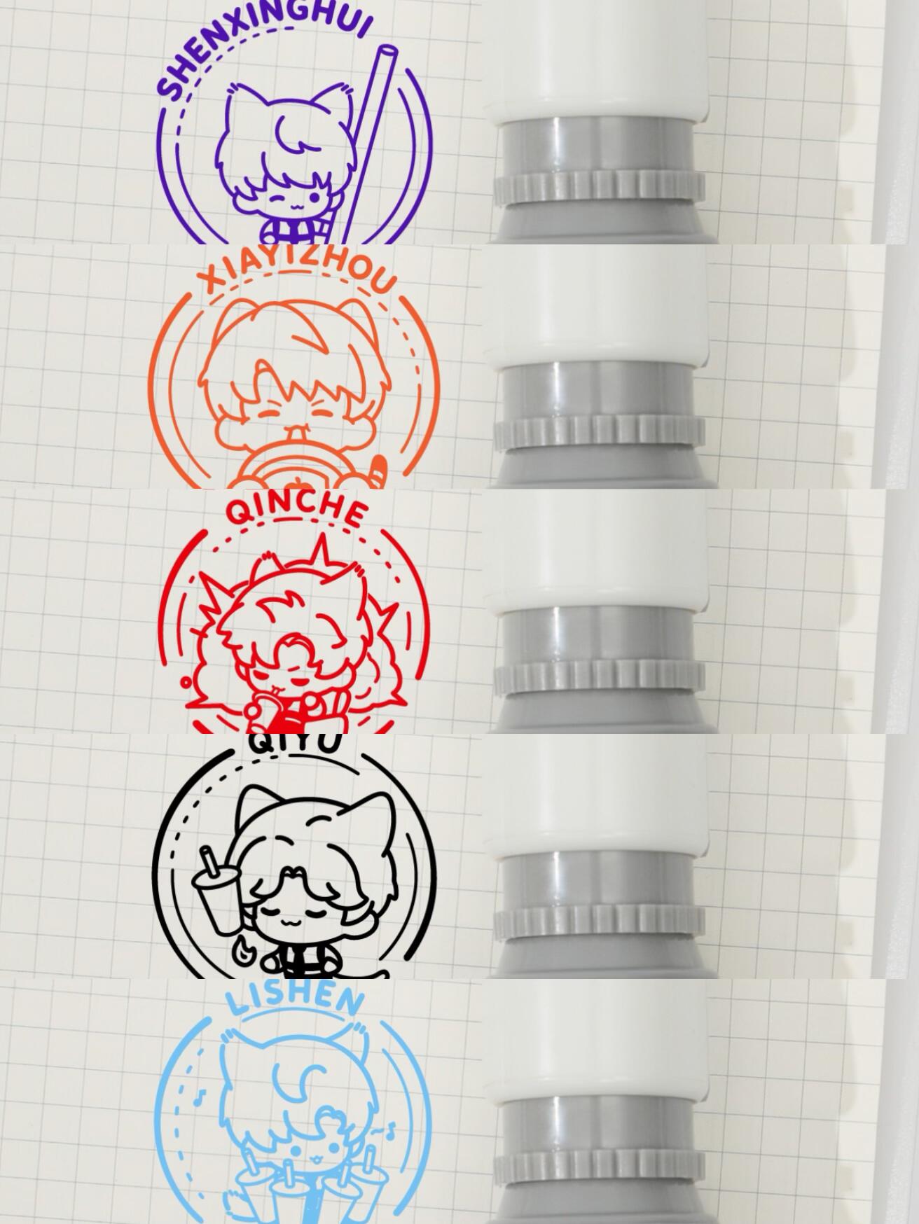 【Fan-made】Molly Tea co-branded Pattern Stamp