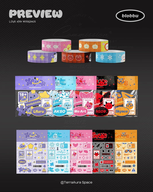 LnD Cute Paper tape & Sticker