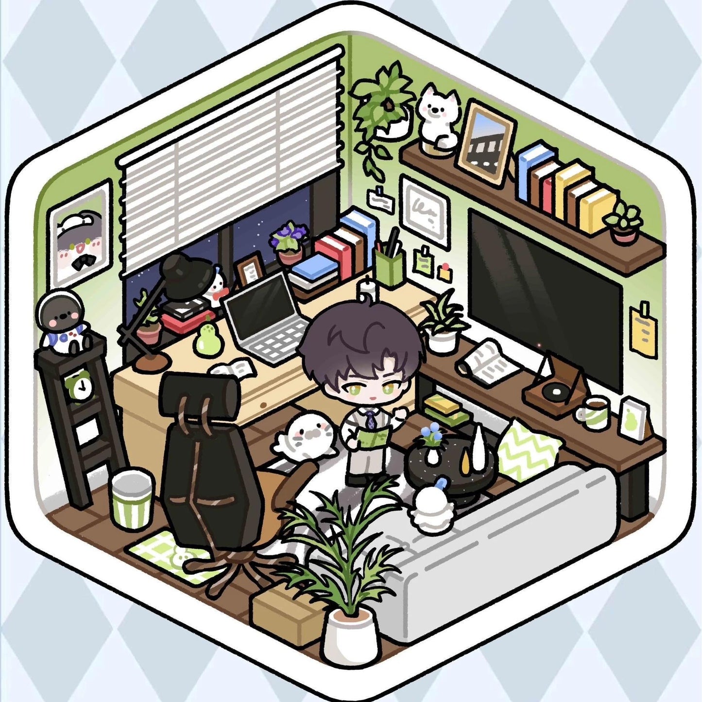 LnD 3D Scenery sticker‌ & Diorama sticker‌