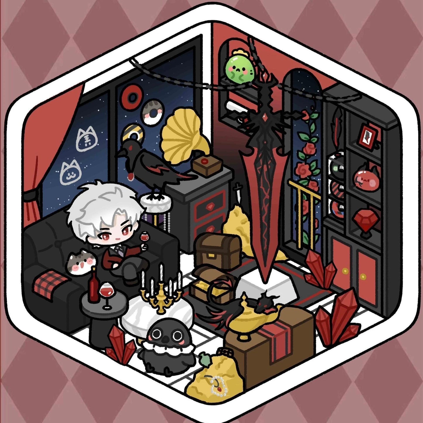 LnD 3D Scenery sticker‌ & Diorama sticker‌