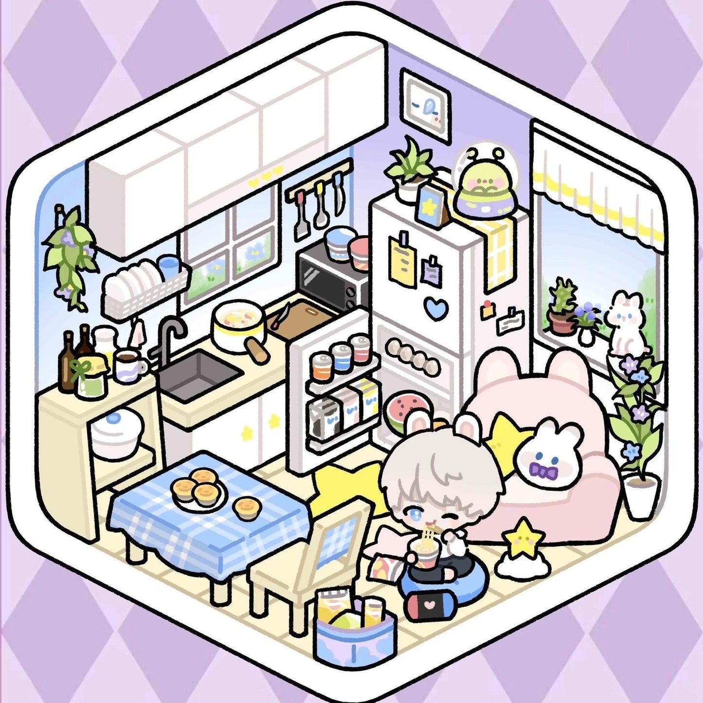 LnD 3D Scenery sticker‌ & Diorama sticker‌