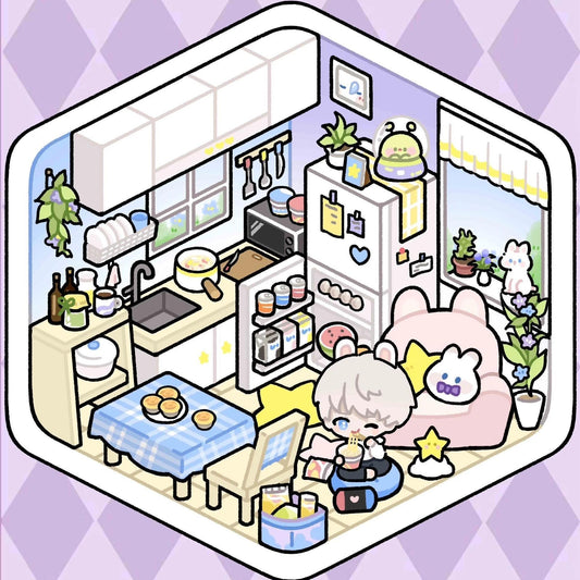 LnD 3D Scenery sticker‌ & Diorama sticker‌