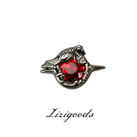 Sylus Crow Brooch & Necklace