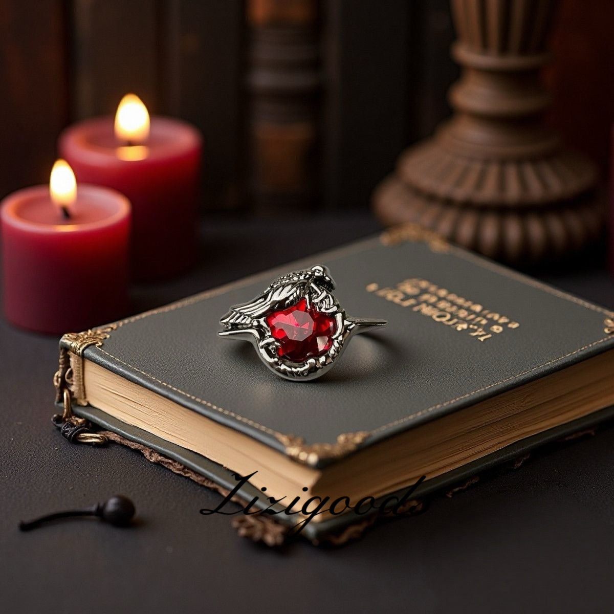 Sylus Crow Brooch & Necklace