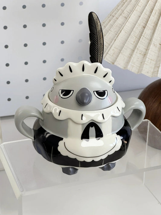 Sylus Crow Ceramic Cup Gift Box