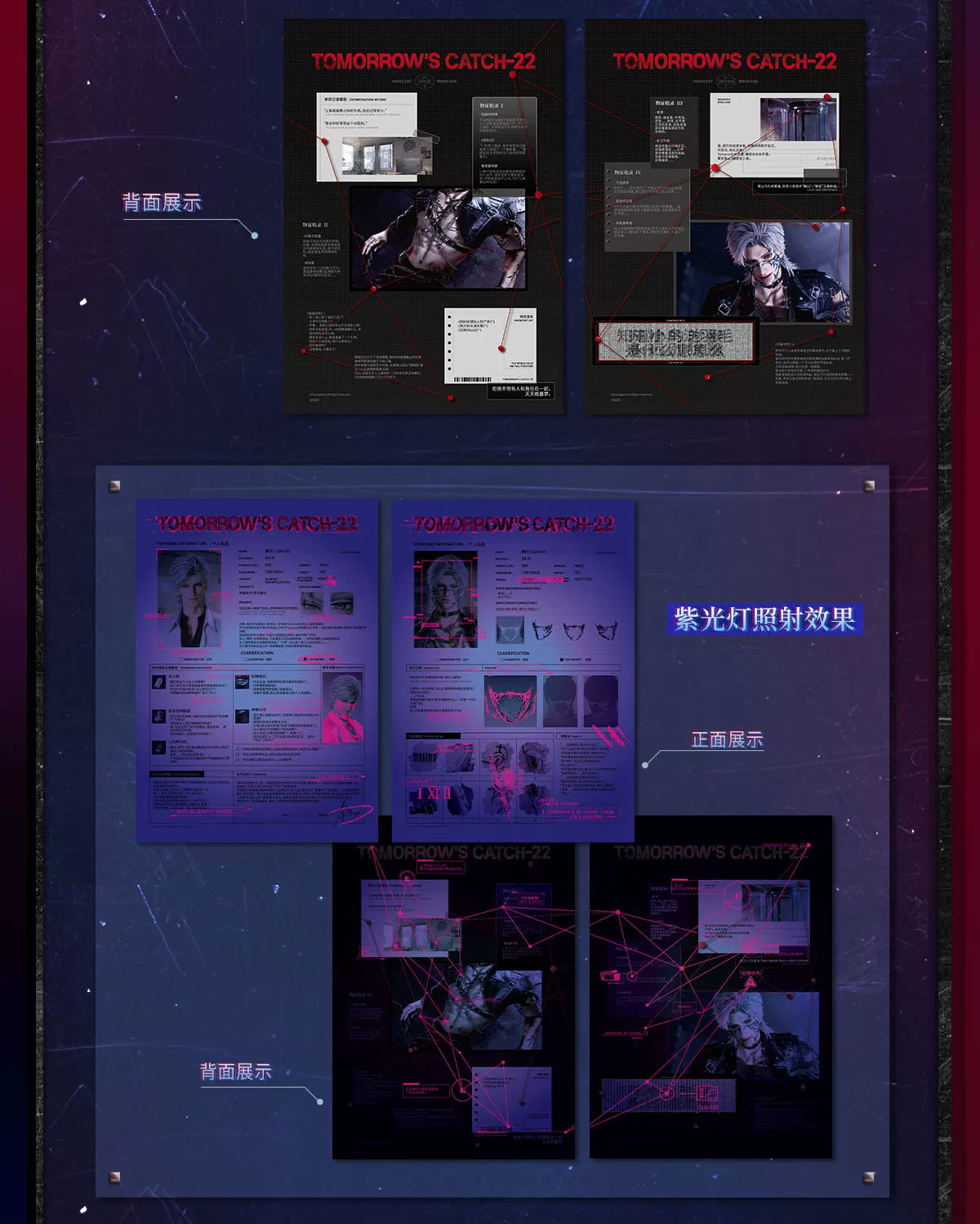 【Official Pre-sale】Tomorrow's Catch-22 Series Wanted Photograph Set