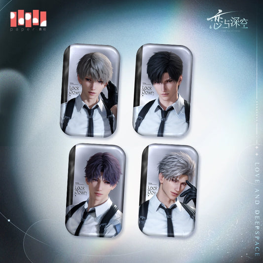 【official Pre-sale】Heart Moment Series Square Badge Pin