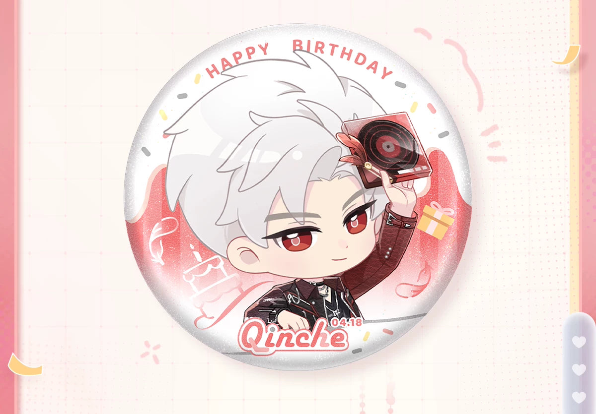 【Official Pre-sale】Sylus 2026 Birthday Chibi Badge and Case Set