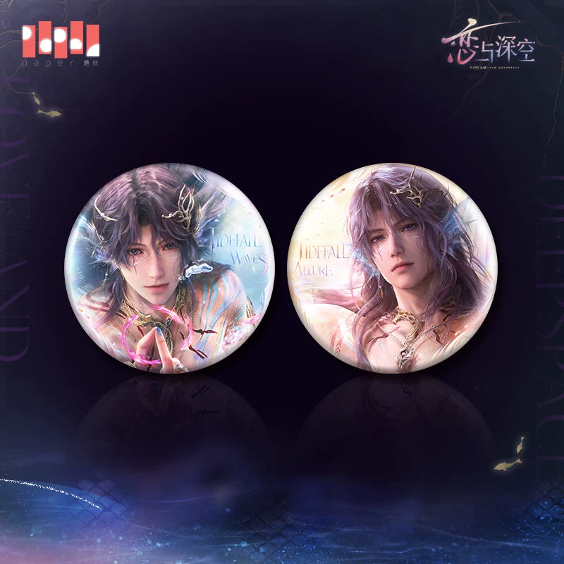 【Official Pre-sale】Rafayel·Lemurian Sea God Series Round Badge
