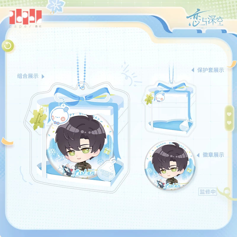 【Official Pre-sale】Zayne 2026 Birthday Chibi Badge and Case Set