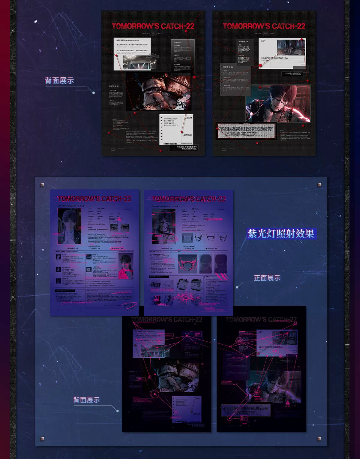 【Official Pre-sale】Tomorrow's Catch-22 Series Wanted Photograph Set