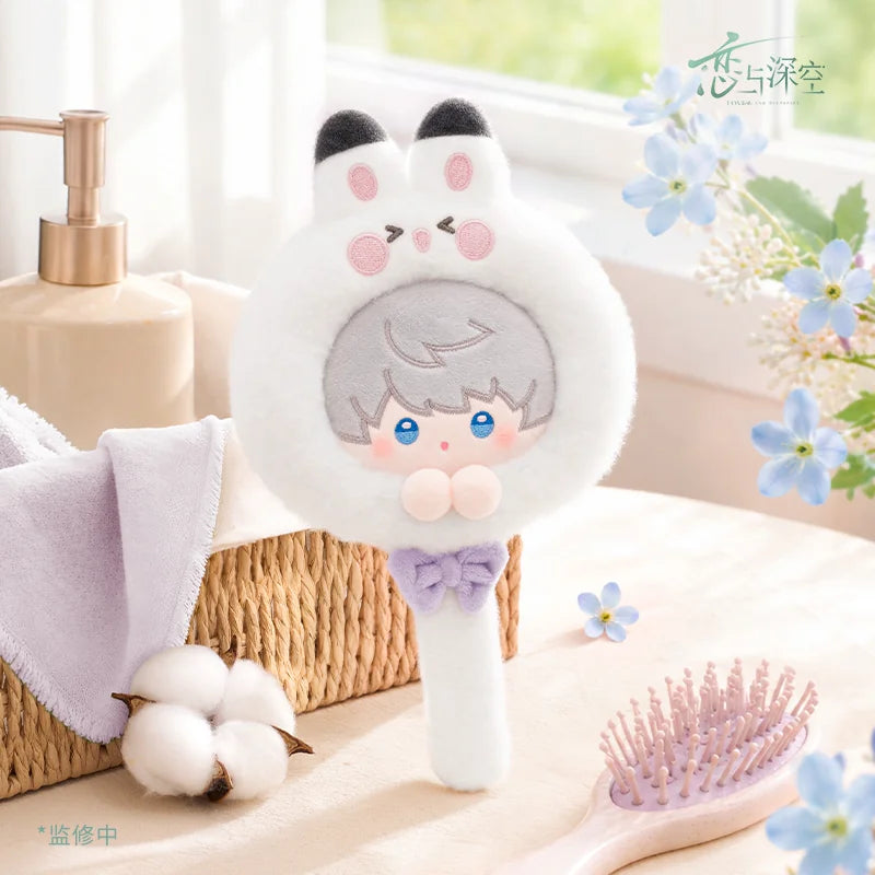 【Official Pre-sale】Forest Breath Series Handheld Plush Make Up Mirror
