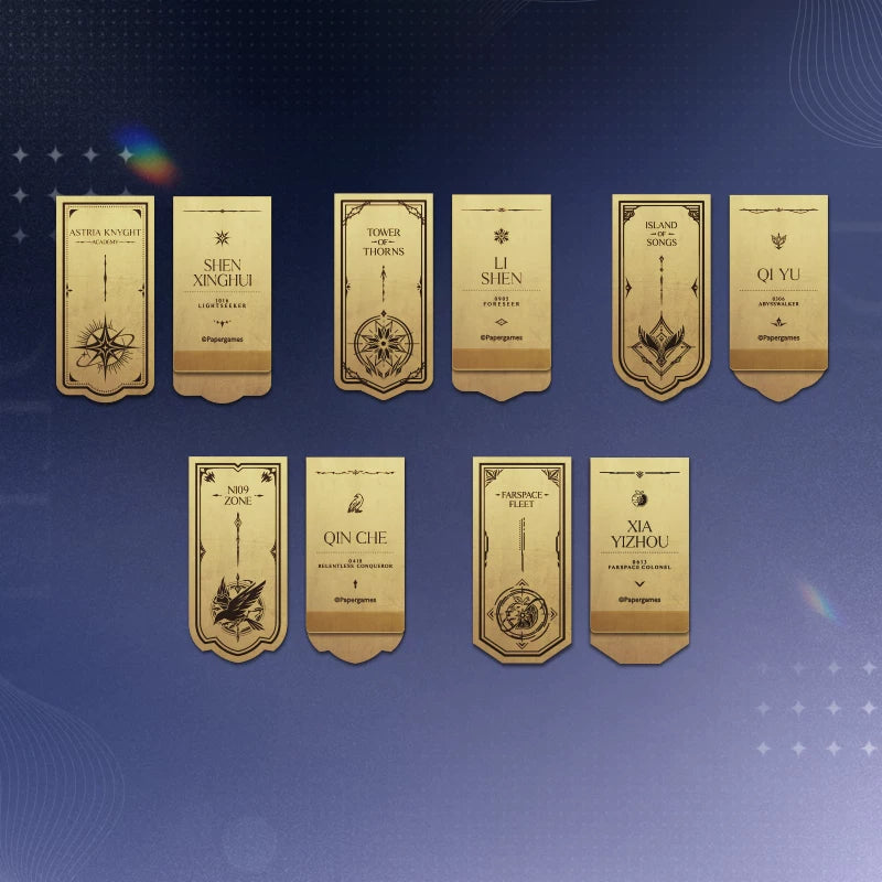 【Official Pre-sale】Echoes of the Past Series Brass Bookmarks