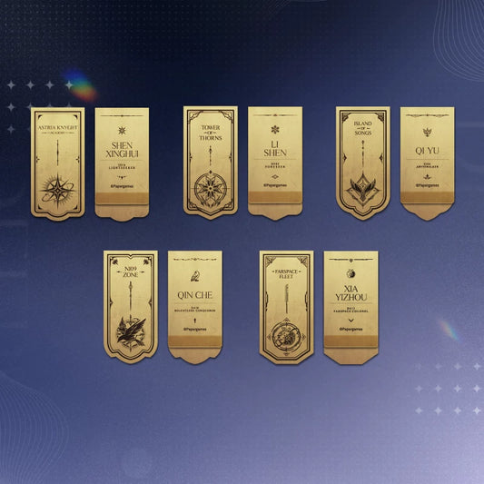 【Official Pre-sale】Echoes of the Past Series Brass Bookmarks