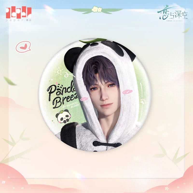 【Official Pre-sale】Bamboo Forest Whisper Series Panda Series Badge 75mm