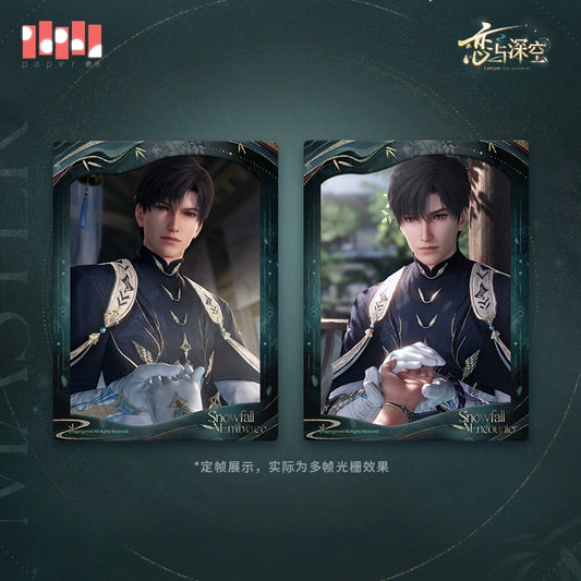 【Offocial Pre-sale】Zayne Master Of Fate Series Grating Photo Card Postcard