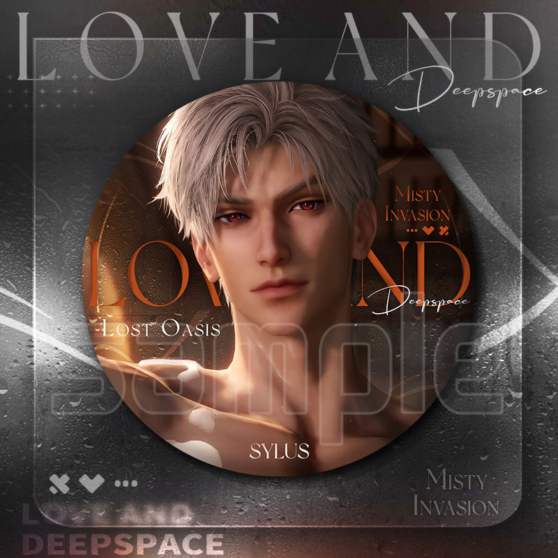 Love and deepspace Bath Series Badge 75mm